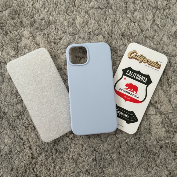 NWT Elago iPhone 13 light blue silicone phone case - Picture 2 of 9